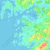 Carte topographique Skärhamn, altitude, relief