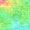 Carte topographique Newton-le-Willows, altitude, relief