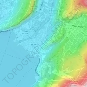 Carte topographique Coize, altitude, relief