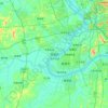 Carte topographique Yuhu, altitude, relief