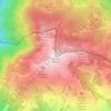 Carte topographique Matajur, altitude, relief