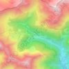 Carte topographique Cambrembo, altitude, relief