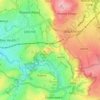 Carte topographique High Haden, altitude, relief