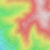 Carte topographique Mount Roberts, altitude, relief