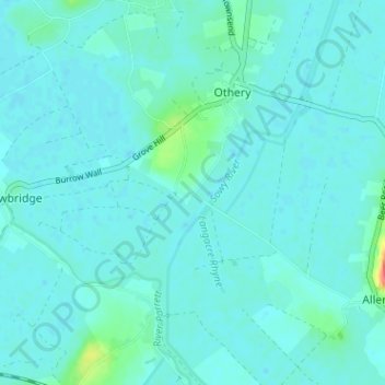 Carte topographique Pathe, altitude, relief