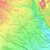 Carte topographique Huilango, altitude, relief