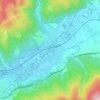 Carte topographique Mitterdorf im Mürztal, altitude, relief