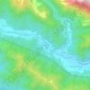 Carte topographique Berubari, altitude, relief
