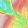 Carte topographique Grands Goulets, altitude, relief