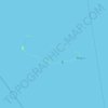 Carte topographique Majuro Atoll, altitude, relief