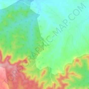 Carte topographique Qabilat Sidi Mu`ammar, altitude, relief