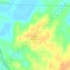 Carte topographique Harris Mountains, altitude, relief