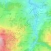 Carte topographique Doméranges, altitude, relief