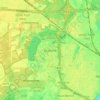 Carte topographique Boekend, altitude, relief