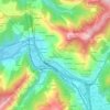 Carte topographique Copián, altitude, relief