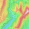 Carte topographique Ansage, altitude, relief