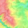 Carte topographique Le Bourg, altitude, relief