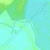 Carte topographique Puerto Cupalén, altitude, relief