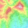 Carte topographique Mornengo, altitude, relief
