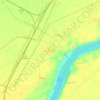 Carte topographique Gamach, altitude, relief