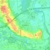 Carte topographique Tönisberg, altitude, relief