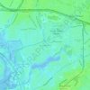 Carte topographique North Woodmere, altitude, relief