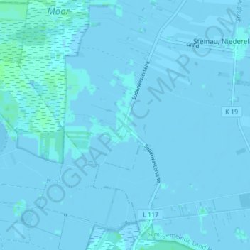 Carte topographique Süderwesterseite, altitude, relief