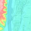Carte topographique Greenwood, altitude, relief