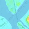 Carte topographique Punta del Sebo, altitude, relief