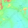 Carte topographique Kut Chiang Mi, altitude, relief