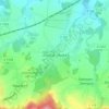 Carte topographique Gaußig, altitude, relief