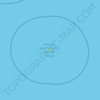 Carte topographique Palmyra, altitude, relief