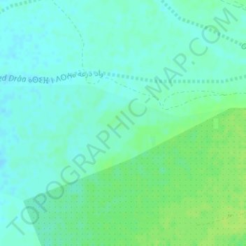 Carte topographique Rass Nkhel, altitude, relief
