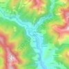 Carte topographique Barot, altitude, relief