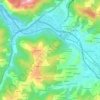 Carte topographique Veneros, altitude, relief