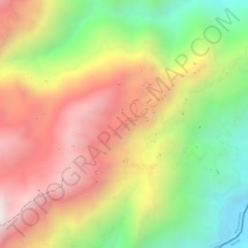 Carte topographique LAS MARGARITAS, altitude, relief