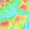 Carte topographique Valens, altitude, relief