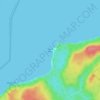 Carte topographique Inskip Point, altitude, relief