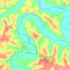 Carte topographique Corkery, altitude, relief