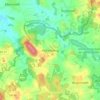 Carte topographique Höhenberg, altitude, relief