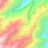 Carte topographique Ccochapata, altitude, relief
