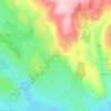 Carte topographique Rascoupet, altitude, relief