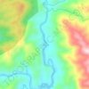 Carte topographique Paraiso, altitude, relief