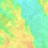 Carte topographique Grand Montatin, altitude, relief