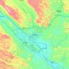 Carte topographique Pingguo, altitude, relief