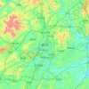 Carte topographique Zunyi, altitude, relief