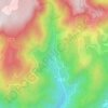 Carte topographique Bions, altitude, relief