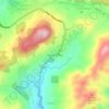 Carte topographique Gaway-Gaway, altitude, relief