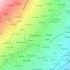 Carte topographique Karanganom, altitude, relief
