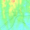 Carte topographique Sebastopol, altitude, relief